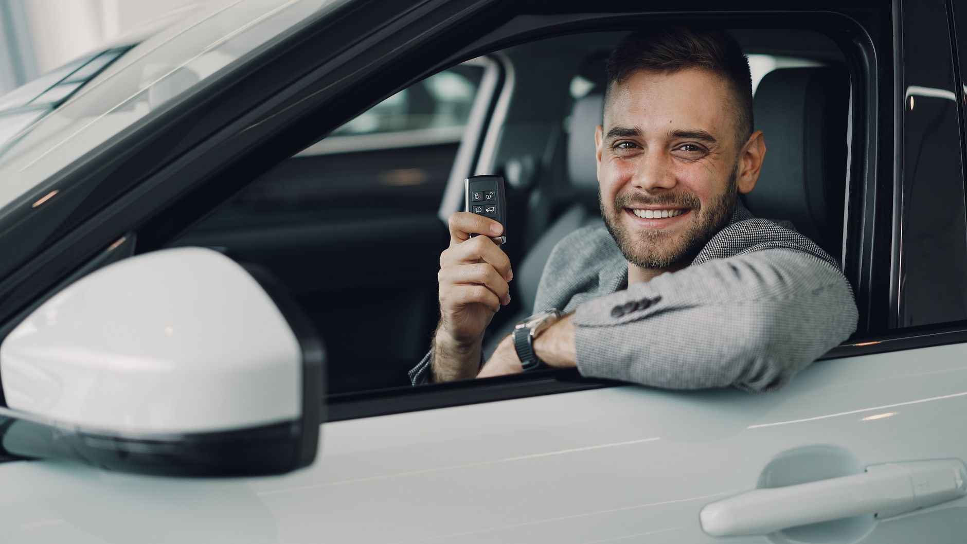 Young adult shopping for a first car, a common reason to tap savings early