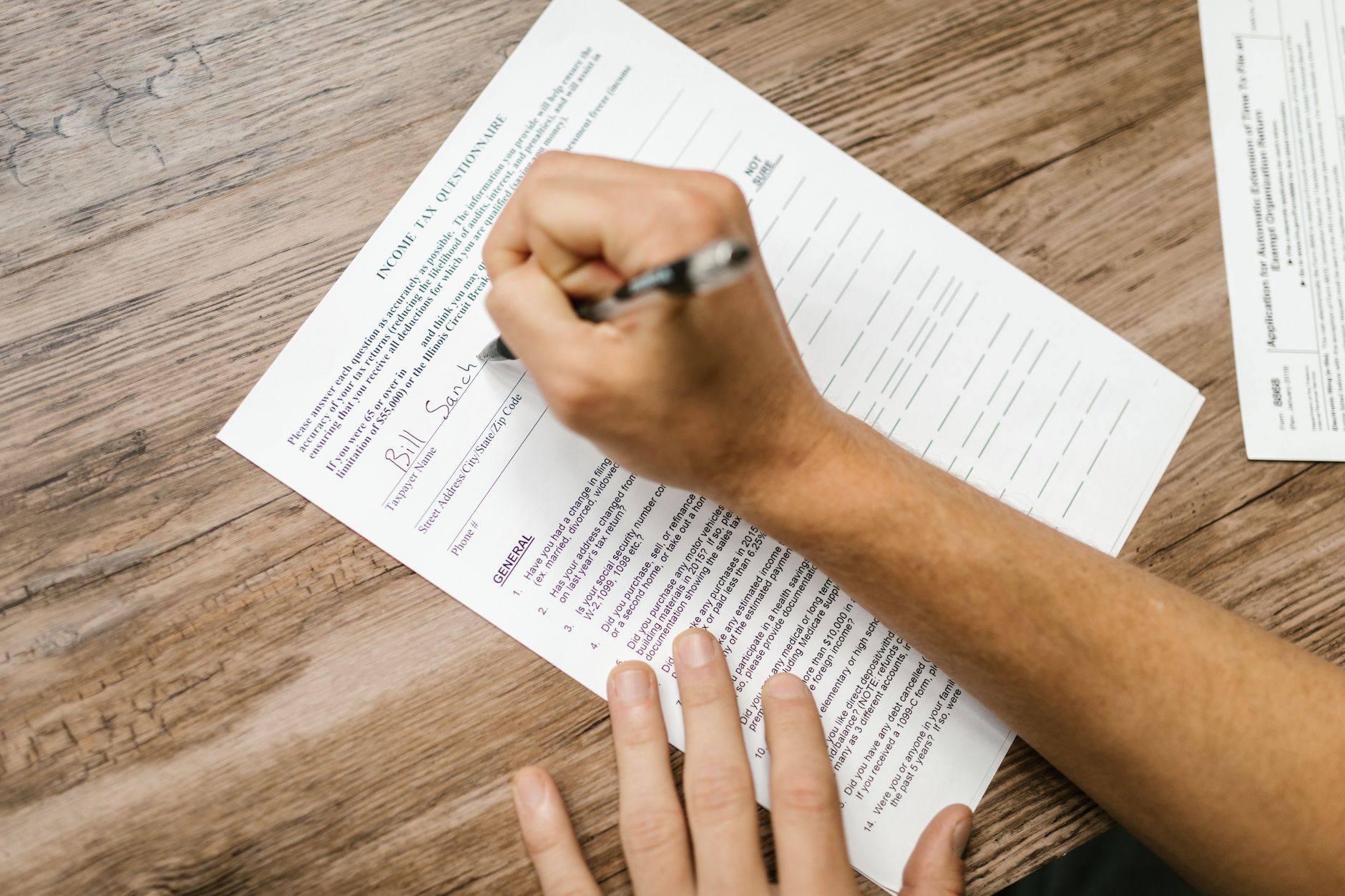 Taxpayer checking how much federal tax a nonrefundable credit can offset